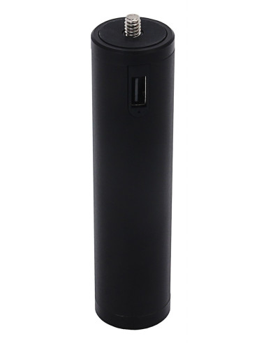 Power Bank Handgrip 6000mAh USB for stands and selfiestick with 1/4 connection